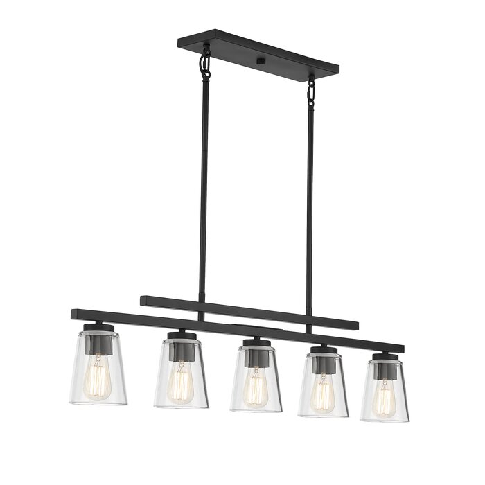 Three Posts Macklin 5 Light Dimmable Kitchen Island Modern Linear